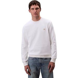 Calvin Klein - Crew Neck Sweatshirt - Wit - Regular Fit
