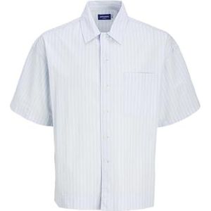 Jorbellagio Poplin Shirt Ss, skyway, L