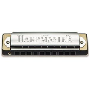 Suzuki MR-200-C Harpmaster mondharmonica in C, zilver