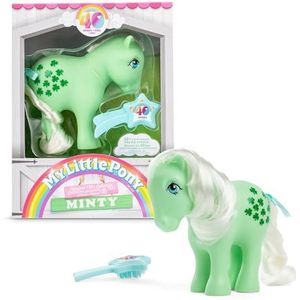 My Little Pony, Minty Classic Pony, Basic Fun, 35325, retro paardencadeau voor jongens en meisjes, eenhoorn speelgoed voor jongens en meisjes van 3 jaar en ouder
