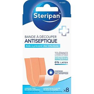 Steripan antiseptische strepen, 10 x 6 cm, 8 stuks