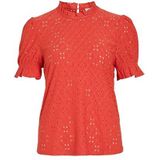 Vikawa S/S Flounce Top - Noos, paprika, M