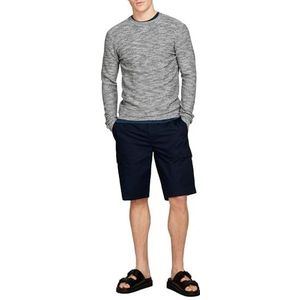 Sisley Sweater L/S, zwart-grijs, S