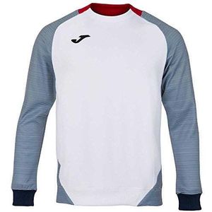 Joma Essential II sweatshirt, heren, wit, marineblauw, 6XS