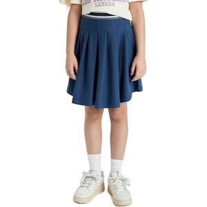 DeFacto C0129A8 Rokken voor meisjes - Rok voor alle gelegenheden, meisjeskleding, blauw, Indigo, 6 Jaren
