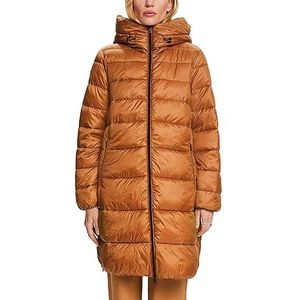 ESPRIT - 073ee1g339 - Damesjas - Karamel - Gewatteerd - Winterjas