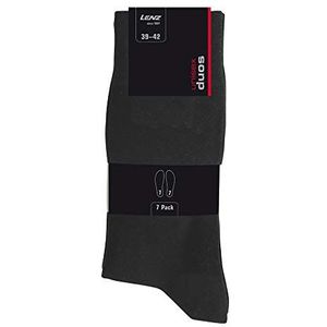 LENZ werksok, genummerd, maat 39-42, zwart, 7 stuks