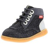 KICKERS - Kick Iconic - Leren Babylaarsjes - Zilver