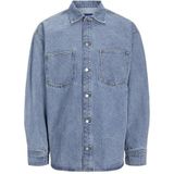 Jack & Jones Jorhenry Denim Overshirt Ls Sn, blauw (light blue denim), XS
