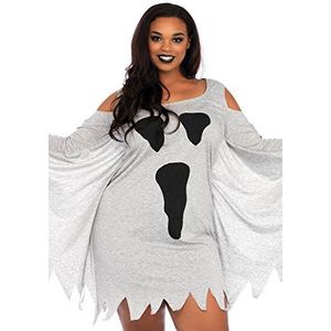 Leg Avenue Jersey ghost dress Kostüm, grau, Größe: XX-Larg (EUR 44/46)