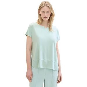 TOM TAILOR T-shirt voor dames, 17549 - Sea Foam, XL