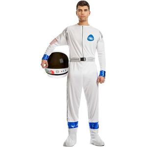 Boland - Astronautenkostuum voor mannen, 4-delig, verkleedkostuum voor themafeesten, Halloween of carnaval, ruimtepak, ruimtejongen
