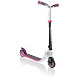 Globber - Flow Foldable 125 – step opvouwbaar met 2 wielen voor kinderen vanaf 6 jaar en jongeren, wit – roze