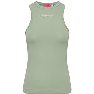 THEJOGGCONCEPT JCSIMONA tanktop voor dames, met schouderbandjes, 155706/Frosty Green, L