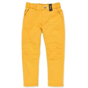 sigikid Gabardine broek van biologisch katoen voor mini jongens in de maten 98 tot 128, geel, 104 cm