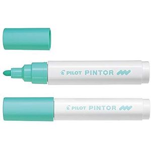 Pilot MK Pintor marker met gemiddelde lijndikte 1,4 mm, kleur aquamarijn, meerkleurig, 4902505542046