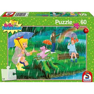 Schmidt Spiele 56046 - puzzel - onder de regenboog, 60 delen