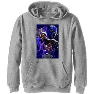 Marvel Jongens Panther Light Hoodie Athletic Heather, S, Athletic Heather, S, Atletische heide, S