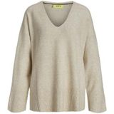 JACK & JONES Jxlucca Diverse V-hals Knit Sn, fog, M
