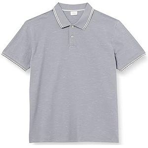 s.Oliver Big Size Poloshirt voor heren, grijs, 4XL