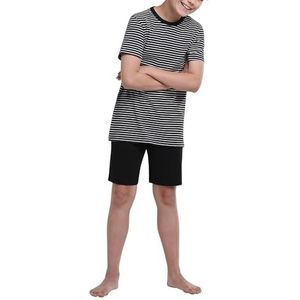 Schiesser Jungen kurzer Schlafanzug - Organic Cotton,zwart ,140