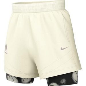 Nike Heren Shorts Ja M Nk Df Icon 2In1 4In Short, Sail/Platinum Violet, FQ1022-133, L