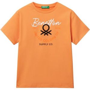United Colors of Benetton T-shirt, Oranje, 170