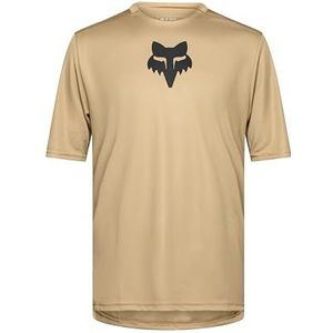 heren fox ranger fox head trui met korte mouwen beige