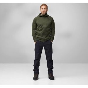 FJALLRAVEN 12600228-161 Abisko Grid Fleece Hoodie M Lang Tricot Heren Mosterd Geel Maat XS