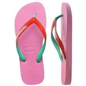 Havaianas - Top, comfortabele, duurzame en lichte badslippers, Zori Style, met antislipzool, uniseks, Roze limonade, 27/28 EU