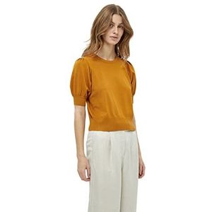 Minus Liva Knit T-shirt voor dames, zongebakken bruin, M, Zon gebakken bruin, M