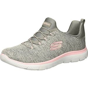 Skechers - Summit - Gymschoenen - Grijs/Lichtroze