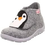 Pantoffels - Wol - Enkelhoog - Profielzolen - Velcro Sluiting