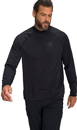 JAY-PI - T-shirt - Zwart - Langemouwen - Col Montant