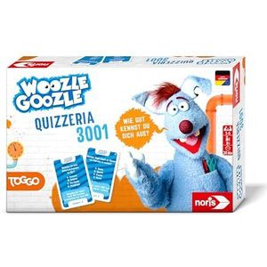 Noris 606102073 Woozle Goozle Quizzeria 3001 - probeert met je kennis samen zo ver mogelijk te komen, voor kinderen vanaf 6 jaar voor 2 tot 6 spelers