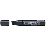 Pentel Pen N50XL-A permanente marker, aluminium behuizing, zwart