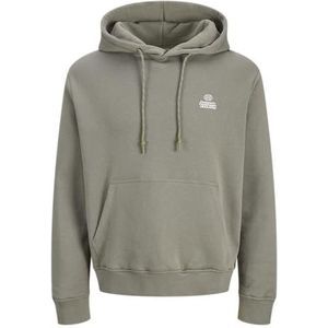 JACK & JONES Jcoflare Back Photo Print Sweat Hood, Vetiver., L