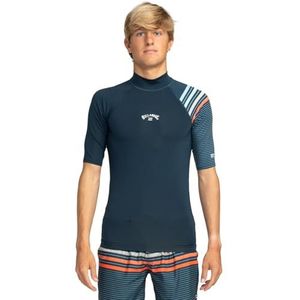 Billabong korte mouw UPF 50 Rash Vest Heren Blauw M