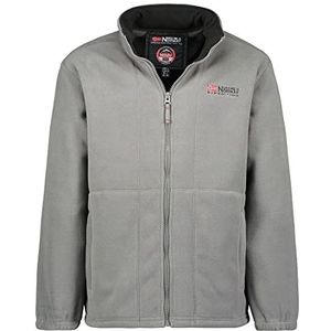 Geographical Norway Torleon Boy Fleece voor jongens, Donkergrijs zwart, 10 Jaar