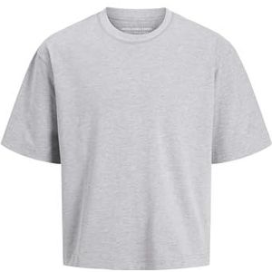 Jack & Jones Jcoblanks Heavytee Ss Crew Neck, lichtgrijs gem., M