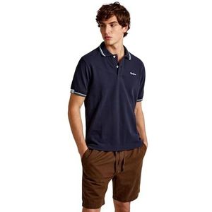 Pepe Jeans Heren Harley Polo, Blauw (Dulwich Blauw), S, Blauw (Dulwich Blue), S