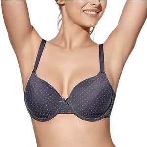 Selene Greta damesbeha met beugels van schuimrubber, Grijs, 75C