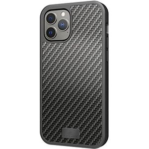 Black Rock - Hoes Protective Case Real Carbon geschikt voor Apple iPhone 13 Pro Max I carbon telefoonhoes, Fiber Cover (Carbon Zwart)