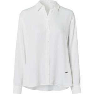 BRAX Dames Style Vic Shiny Viscose Blouse, off-white, 46