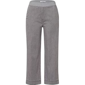 Raphaela by Brax Pam Culotte denim jeans, lichtgrijs, 50 K voor dames, Lichtgrijs