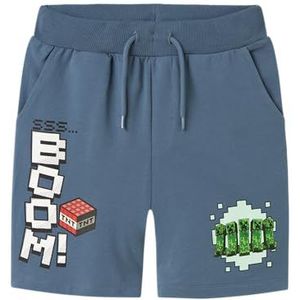 NAME IT Boy Shorts Minecraft, Blue Mirage, 128