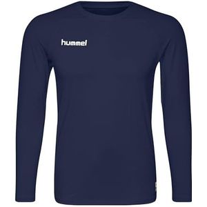 hummel - Hml T-shirt - Heren - Zwart - Katoen - Lange Mouwen