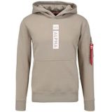 ALPHA INDUSTRIES - Alpha RP Hoodie - Heren - Grijs - Katoen
