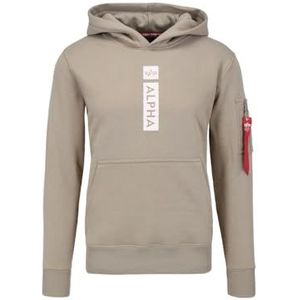 ALPHA INDUSTRIES - Alpha RP Hoodie - Heren - Grijs - Katoen