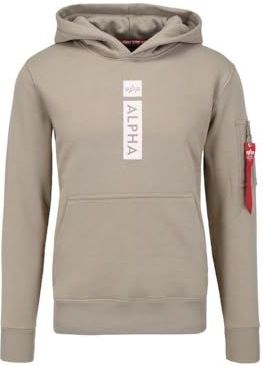 ALPHA INDUSTRIES - Alpha RP Hoodie - Heren - Grijs - Katoen